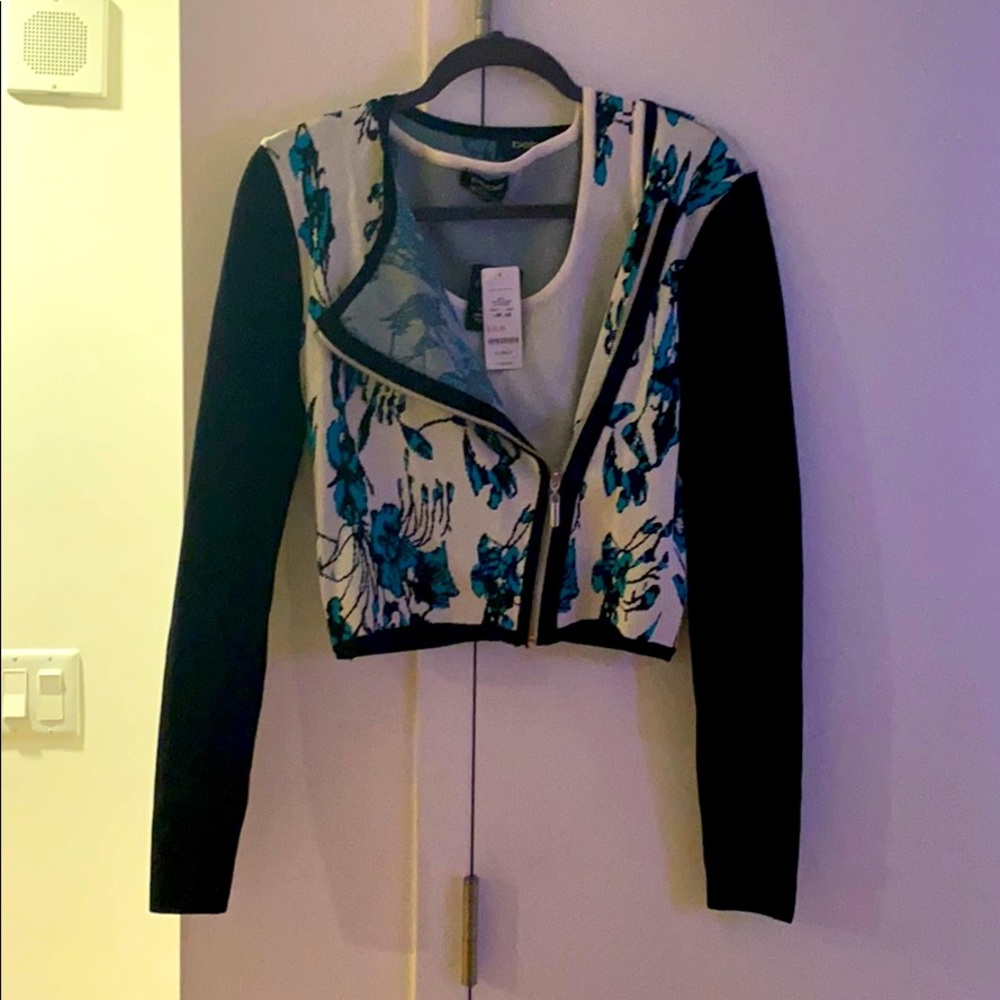 Bebe floral jacket and top two piece set !